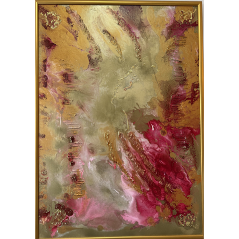 The Face In The Frame - Acrylic Painting - Artezaar.com Online Art Gallery