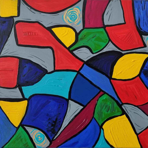 The Fortune Teller - Acrylic Painting - Artezaar.com Online Art Gallery