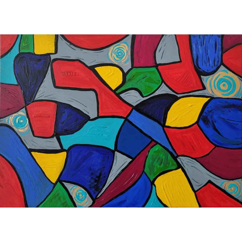 The Fortune Teller - Acrylic Painting - Artezaar.com Online Art Gallery