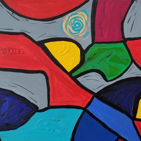 The Fortune Teller - Acrylic Painting - Artezaar.com Online Art Gallery