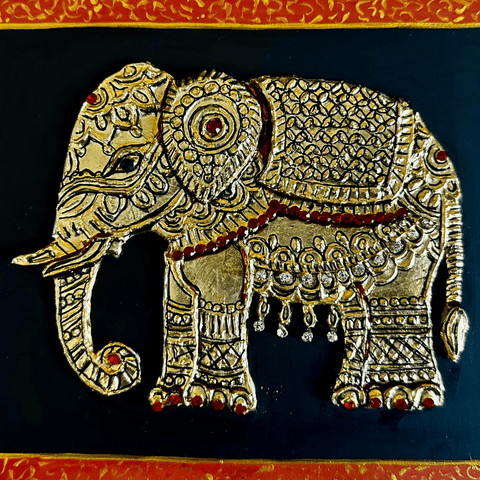 The Golden Majesty - Mixed Media - Artezaar.com Online Art Gallery