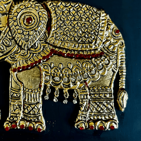 The Golden Majesty - Mixed Media - Artezaar.com Online Art Gallery