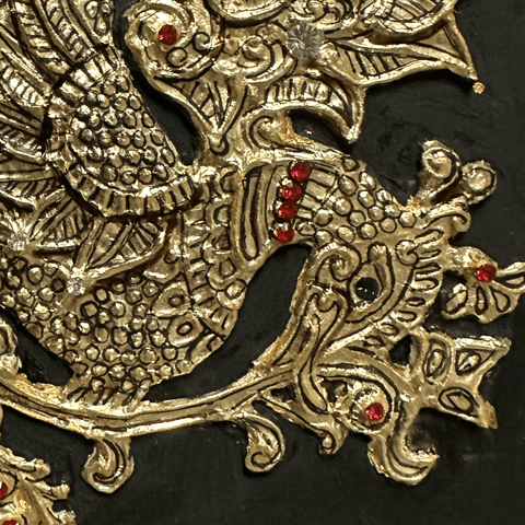 The Golden Peacock - Mixed Media - Artezaar.com Online Art Gallery