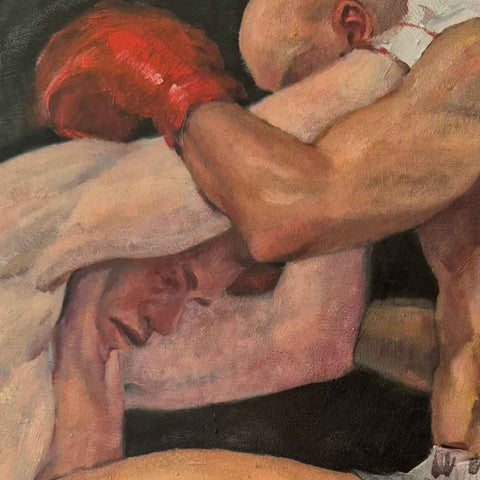 The Impact Fine Oil Painting Buy Now on Artezaar.com Online Art Gallery Dubai UAE