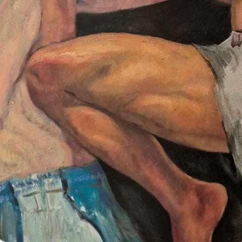 The Impact Fine Oil Painting Buy Now on Artezaar.com Online Art Gallery Dubai UAE