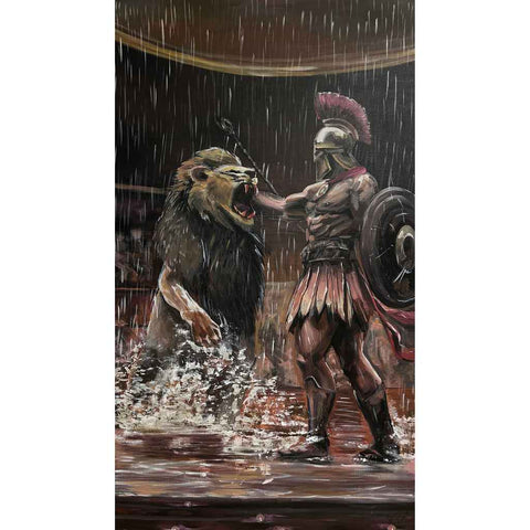 The Last Arena Acrylic Painting Buy Now on Artezaar.com Online Art Gallery Dubai UAE