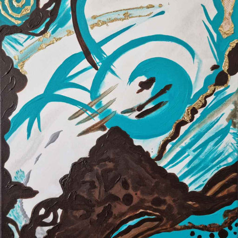 The Mountain Dreams - Mixed Media - Artezaar.com Online Art Gallery