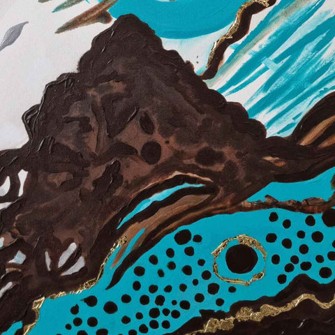 The Mountain Dreams - Mixed Media - Artezaar.com Online Art Gallery