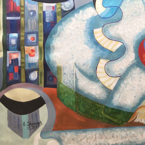 The Museum Of The Future - Acrylic Painting - Artezaar.com Online Art Gallery