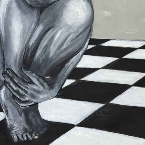 The Next Move Acrylic Painting Buy Now on Artezaar.com Online Art Gallery Dubai UAE