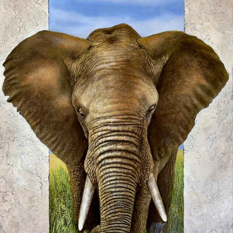 The Noble Beast - Acrylic Painting - Artezaar.com Online Art Gallery