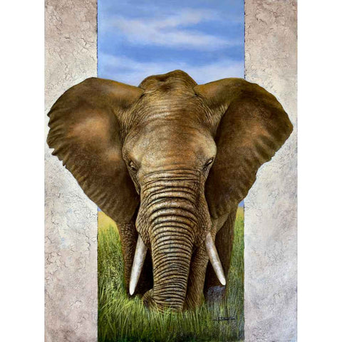 The Noble Beast - Acrylic Painting - Artezaar.com Online Art Gallery