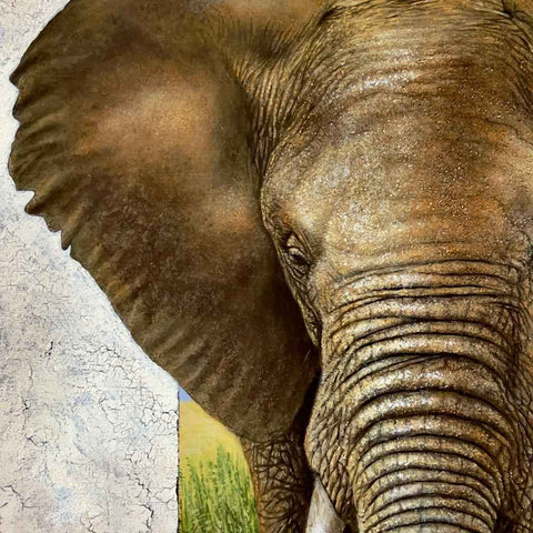 The Noble Beast - Acrylic Painting - Artezaar.com Online Art Gallery
