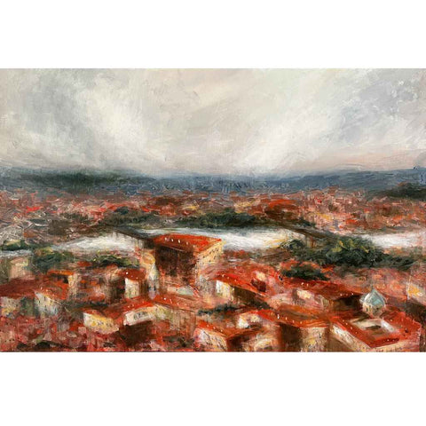 The Old City of Prague - Abstract impression Abstract Acrylic Painting Buy Now on Artezaar.com Online Art Gallery Dubai UAE