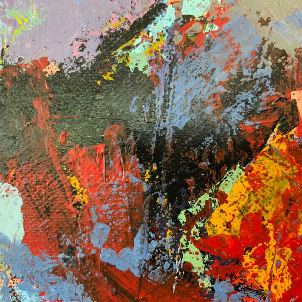 The Pitch | Vibrant Abstract Acrylic Art | Artezaar.com – Artezaar.com ...