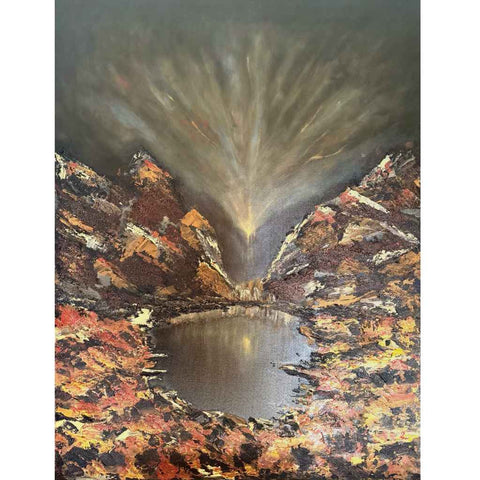 The Place Between Acrylic Painting Buy Now on Artezaar.com Online Art Gallery Dubai UAE