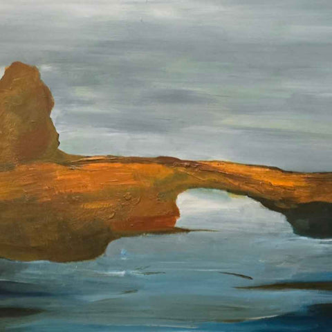 The Silent Passage Acrylic Painting Buy Now on Artezaar.com Online Art Gallery Dubai UAE