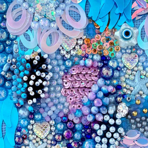 The Underwater World Mixed Media Artwork Buy Now on Artezaar.com Online Art Gallery Dubai UAE