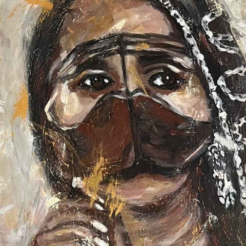 The Veil of Power Acrylic Painting Buy Now on Artezaar.com Online Art Gallery Dubai UAE