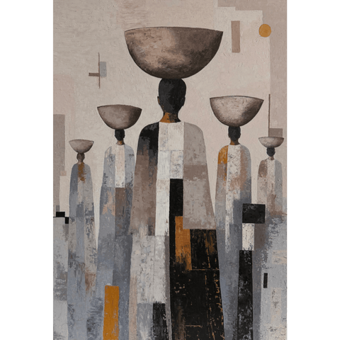 The Weight Of The Mind - Oil Painting - Artezaar.com Online Art Gallery