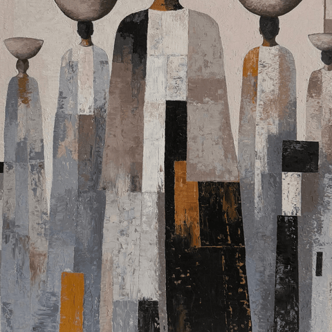 The Weight Of The Mind - Oil Painting - Artezaar.com Online Art Gallery
