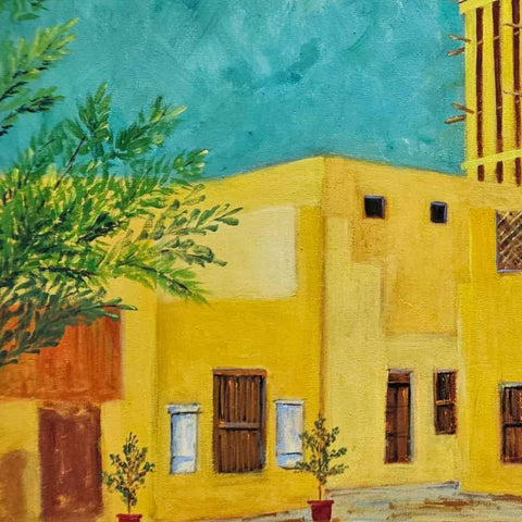 The Wind Tower - Mixed Media - Artezaar.com Online Art Gallery