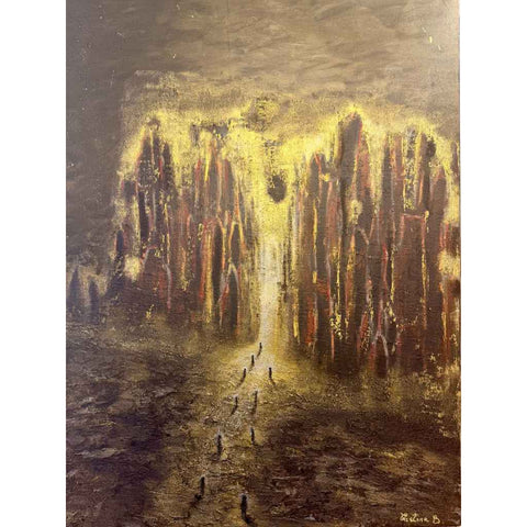 The World of Us Acrylic Painting Buy Now on Artezaar.com Online Art Gallery Dubai UAE