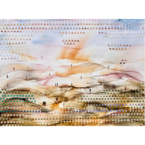 The Journey - Alcohol Inks Painting - Artezaar.com Online Art Gallery