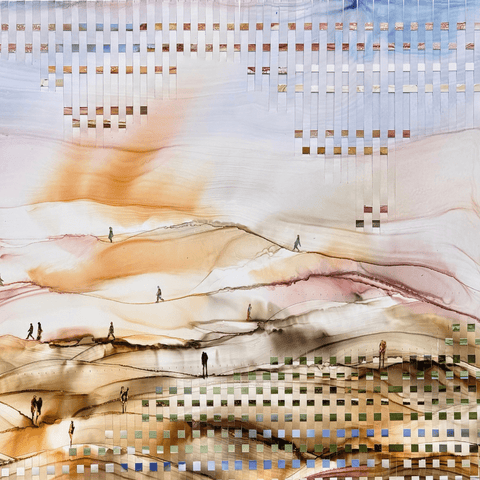 The Journey - Alcohol Inks Painting - Artezaar.com Online Art Gallery
