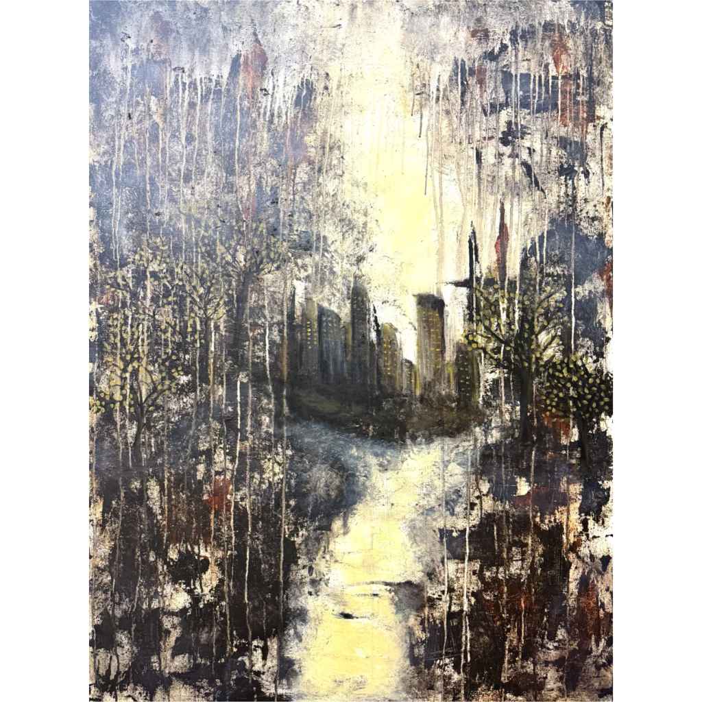 There Was A Way | Abstract Acrylic Painting | Artezaar Dubai – Artezaar ...