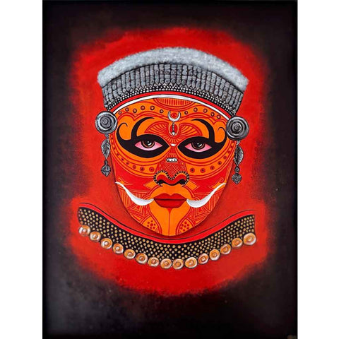 Theyyam Acrylic Painting Buy Now on Artezaar.com Online Art Gallery Dubai UAE