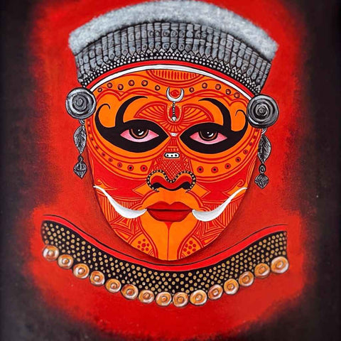 Theyyam Acrylic Painting Buy Now on Artezaar.com Online Art Gallery Dubai UAE
