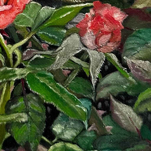 Thorned Elegance Oil Painting Buy Now on Artezaar.com Online Art Gallery Dubai UAE