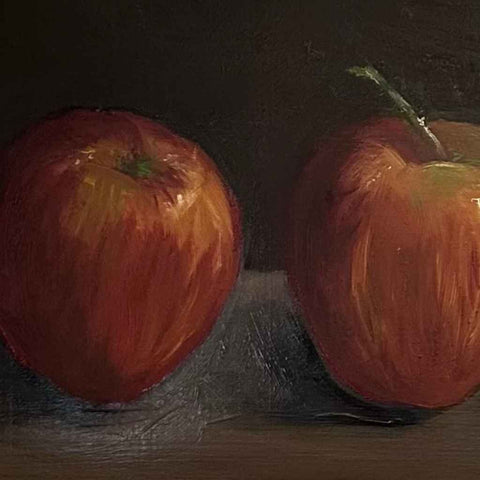 Three Apples Oil Painting Buy Now on Artezaar.com Online Art Gallery Dubai UAE