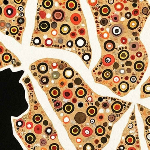 Through Feline Eyes Acrylic Painting Buy Now on Artezaar.com Online Art Gallery Dubai UA