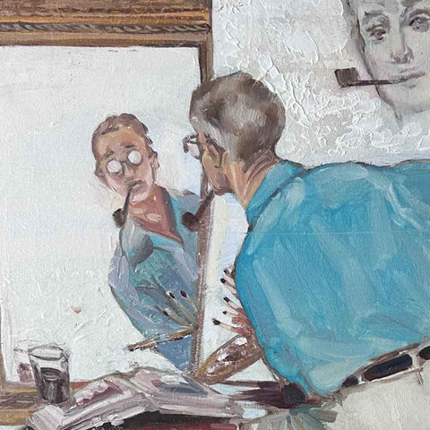 Through the Mirror of Creation Oil Painting Buy Now on Artezaar.com Online Art Gallery Dubai UAE