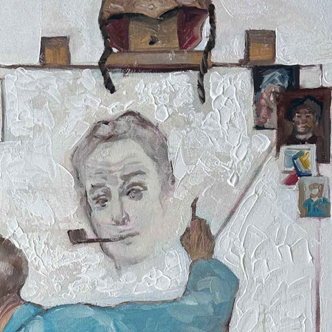 Through the Mirror of Creation Oil Painting Buy Now on Artezaar.com Online Art Gallery Dubai UAE