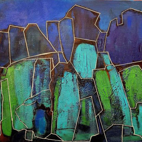 Time Like Dust Acrylic Painting Buy Now on Artezaar.com Online Art Gallery Dubai UAE
