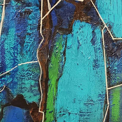 Time Like Dust Acrylic Painting Buy Now on Artezaar.com Online Art Gallery Dubai UAE