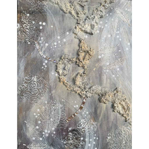 Timeless Fleeting Moments Mixed Media Painting Buy Now on Artezaar.com Online Art Gallery Dubai UAE