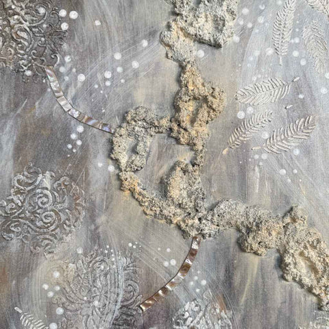 Timeless Fleeting Moments Mixed Media Painting Buy Now on Artezaar.com Online Art Gallery Dubai UAE