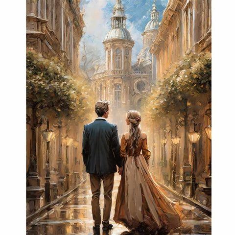 Timeless Walk Digital Art Print Buy Now on Artezaar.com Online Art Gallery Dubai UAE