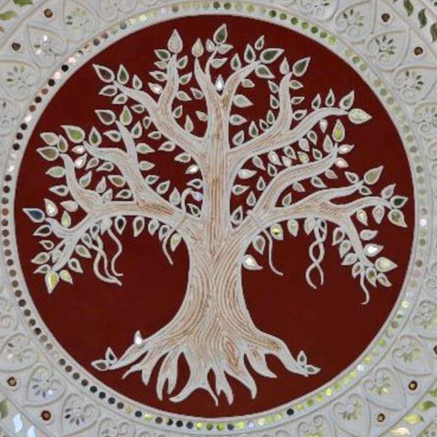 Tree of Life - A Mandala of Harmony Mixed Media Artwork Buy Now on Artezaar.com Online Art Gallery Dubai UAE