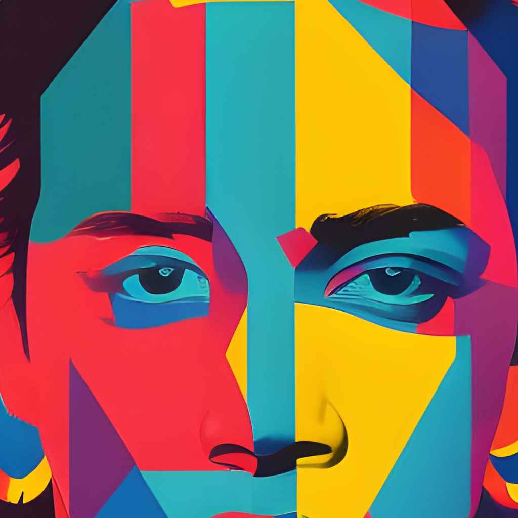 Triadic Potrait Triadic Vision | Pop Art Portrait | Artezaar.com Art Gallery Dubai ...