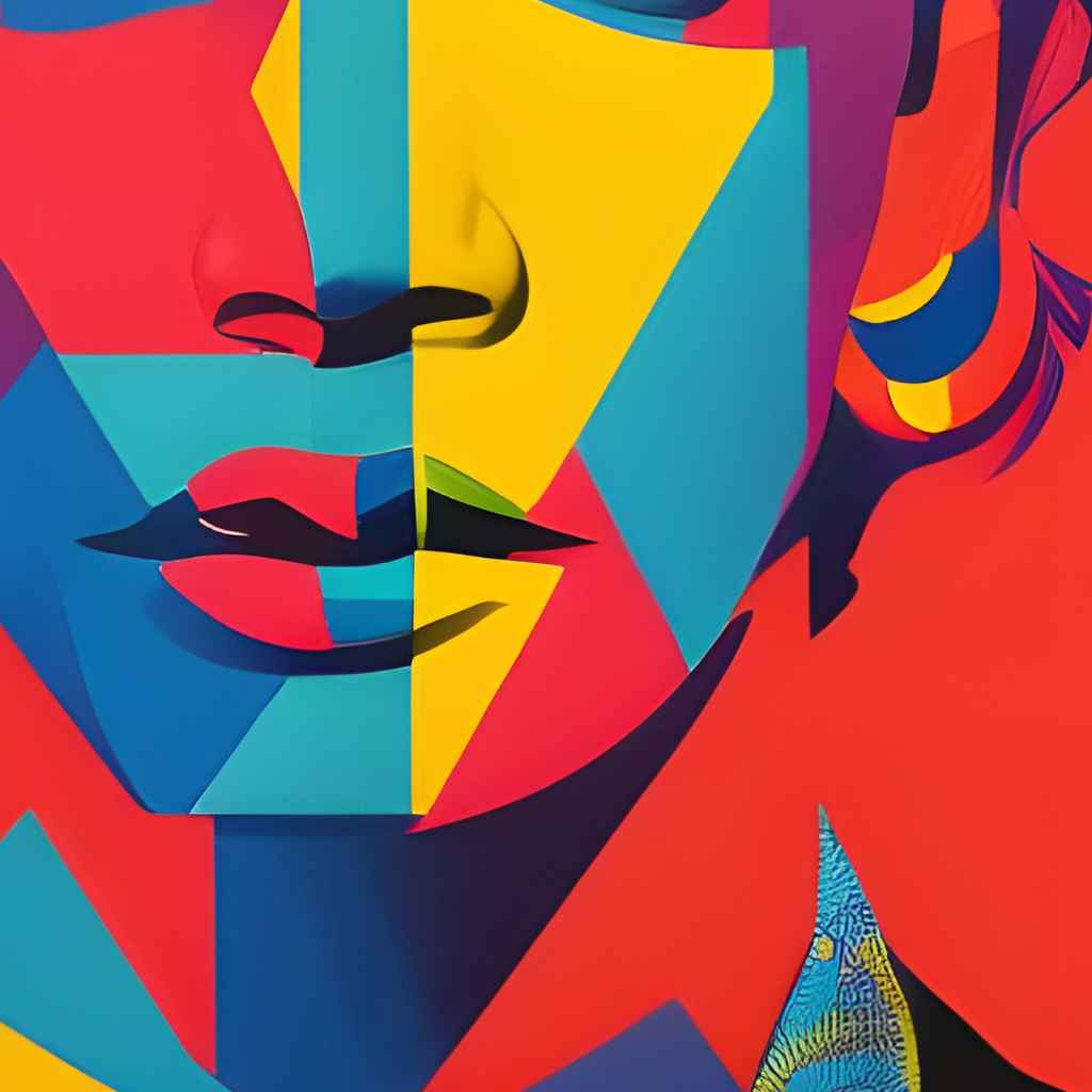 Triadic Potrait Triadic Vision | Pop Art Portrait | Artezaar.com Art Gallery Dubai ...