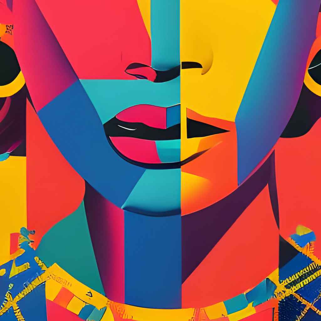 Triadic Femme | Pop Art Portrait | Artezaar.com Art Gallery Dubai ...