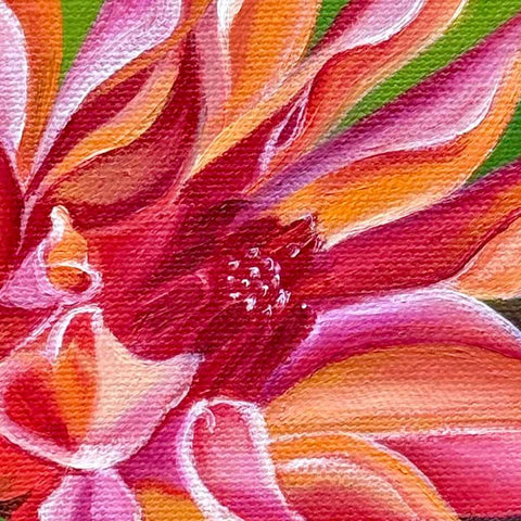 Tropical Bloom - Floral Oil Painting - Artezaar.com Online Art Gallery