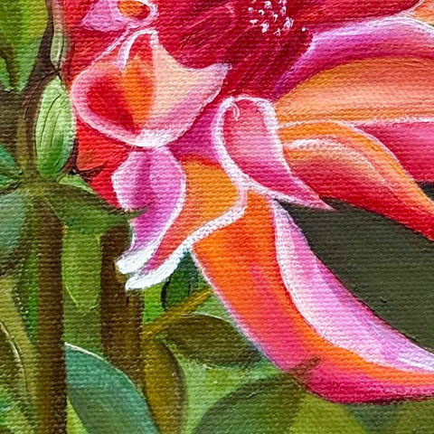 Tropical Bloom - Floral Oil Painting - Artezaar.com Online Art Gallery