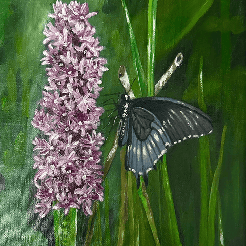 Twilight Visitor - Oil Painting - Artezaar.com Online Art Gallery