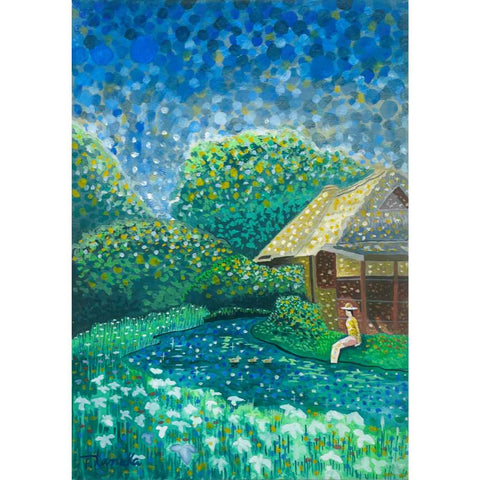 Umenomiya Grand Shrine Acrylic Painting Buy Now on Artezaar.com Online Art Gallery Dubai UAE